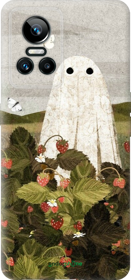 Силиконовый чехол Клубничные поля и привидения для Realme GT Neo3 - 6426u-2590 изображение 