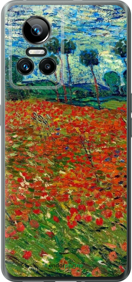 Силіконовий чехол Вінсент Ван Гог-Макове поле для Realme GT Neo3 - 6466u-2590 изображение 