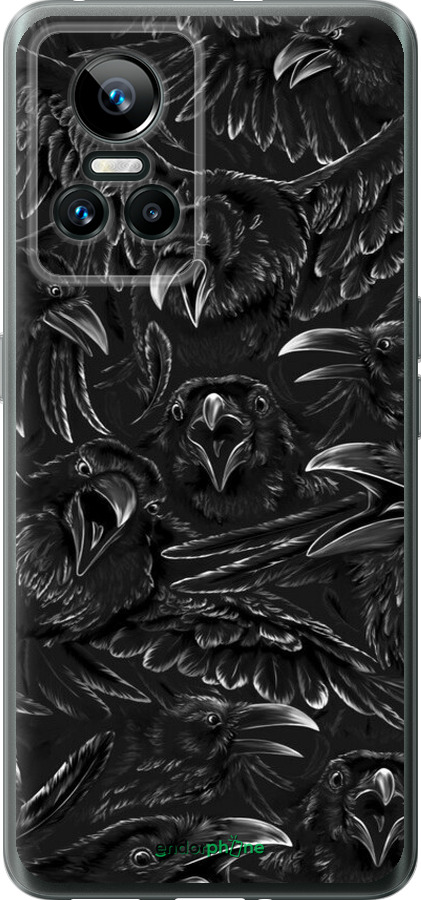 Силиконовый чехол Воронья ярость для Realme GT Neo3 - 6474u-2590 изображение 