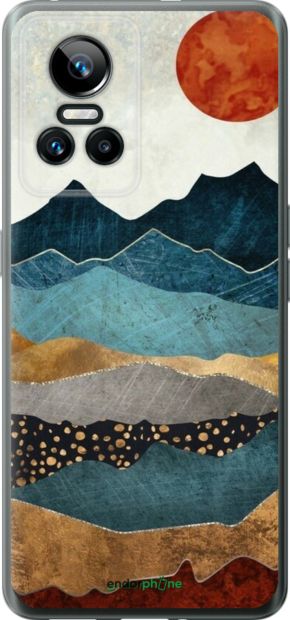 Силиконовый чехол Янтарный закат для Realme GT Neo3 - 6475u-2590 изображение 