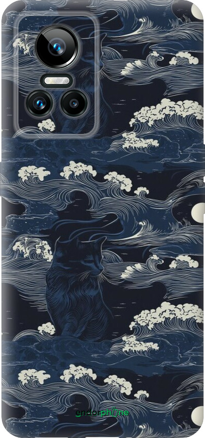 Силіконовий чехол Морська тематика у стилі арт-деко для Realme GT Neo3 - 6520u-2590 изображение 