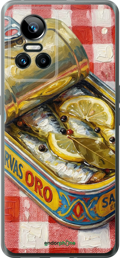 Силиконовый чехол Vintage Sardine Tin Phone для Realme GT Neo3 - 6772u-2590 изображение 