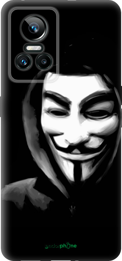 Силіконовий чехол Анонімус для Realme GT Neo3 - 832u-2590 изображение 