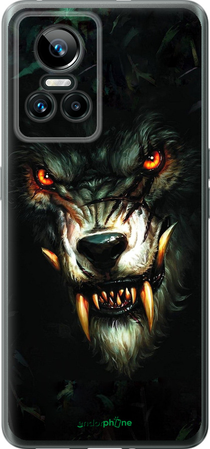 Силиконовый чехол Дьявольский волк для Realme GT Neo3 - 833u-2590 изображение 