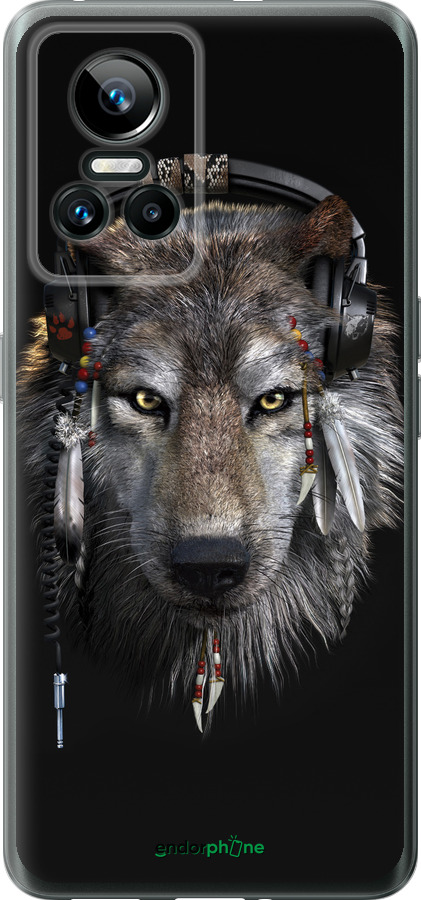 Силиконовый чехол Волк-меломан для Realme GT Neo3 - 875u-2590 изображение 