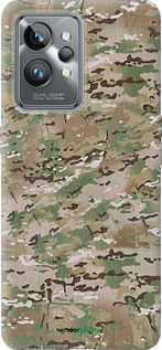 Силиконовый чехол Камуфляж v5 для Realme GT2 Pro - 1201u-2566 изображение 
