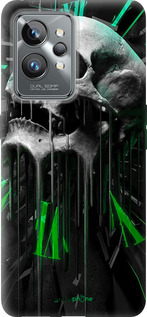 Силиконовый чехол Череп-часы для Realme GT2 Pro - 4100u-2566 изображение 