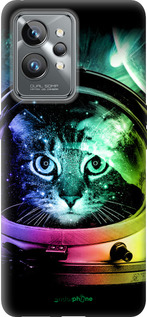 Силиконовый чехол Кот-астронавт для Realme GT2 Pro - 4154u-2566 изображение 