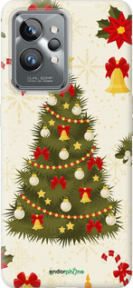 Силиконовый чехол Новогодняя елка для Realme GT2 Pro - 4198u-2566 изображение 