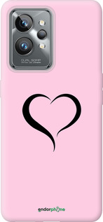 Силіконовий чехол Серце 1 для Realme GT2 Pro - 4730u-2566 изображение 