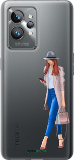 Силиконовый чехол Девушка 1 для Realme GT2 Pro - 4751u-2566 изображение 