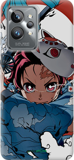 Силиконовый чехол Танджиро Камадо для Realme GT2 Pro - 5574u-2566 изображение 