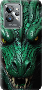 Силиконовый чехол Зелёный дракон v2 для Realme GT2 Pro - 5817u-2566 изображение 