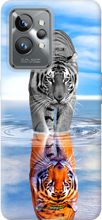 Силиконовый чехол Тигр для Realme GT2 Pro - 6016u-2566 изображение 