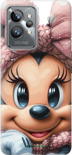 Силиконовый чехол Минни Маус с бантиком для Realme GT2 Pro - 6055u-2566 изображение 