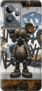 Силиконовый чехол Bronze kaws v2 для Realme GT2 Pro - 6098u-2566 изображение 