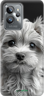 Силиконовый чехол Мальтипу на чорном фоне для Realme GT2 Pro - 6156u-2566 изображение 