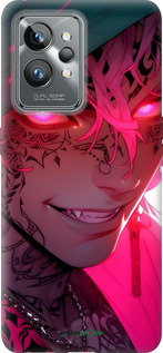 Силиконовый чехол Аниме демон 3 для Realme GT2 Pro - 6313u-2566 изображение 