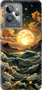 Силиконовый чехол Арт волны для Realme GT2 Pro - 6332u-2566 изображение 