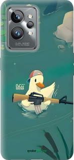 Силиконовый чехол Уточка с автоматом для Realme GT2 Pro - 6356u-2566 изображение 