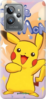 Силиконовый чехол Пикачу для Realme GT2 Pro - 6383u-2566 изображение 