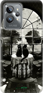 Силиконовый чехол Череп и коты для Realme GT2 Pro - 6432u-2566 изображение 