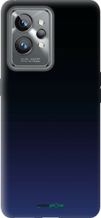 Силіконовий чехол Градієнт у темно-синьому стилі для Realme GT2 Pro - 6542u-2566 изображение 