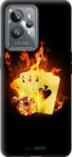 Силиконовый чехол Горящие карты для Realme GT2 Pro - 839u-2566 изображение 