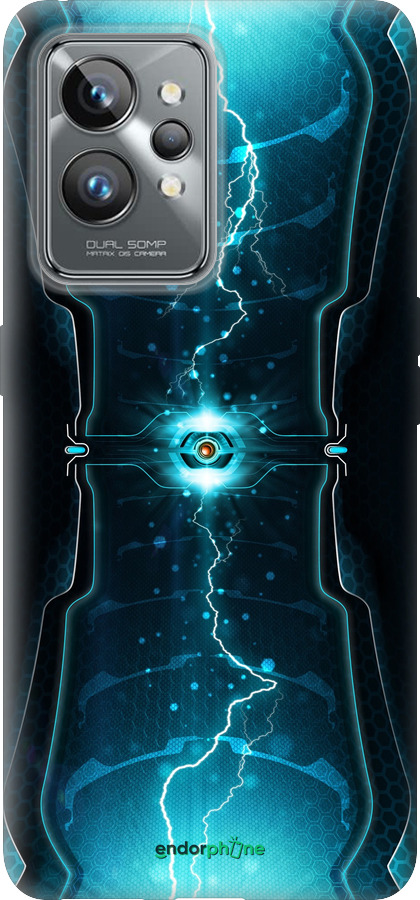 Силиконовый чехол Молнии в цилиндре для Realme GT2 Pro - 120u-2566 изображение 