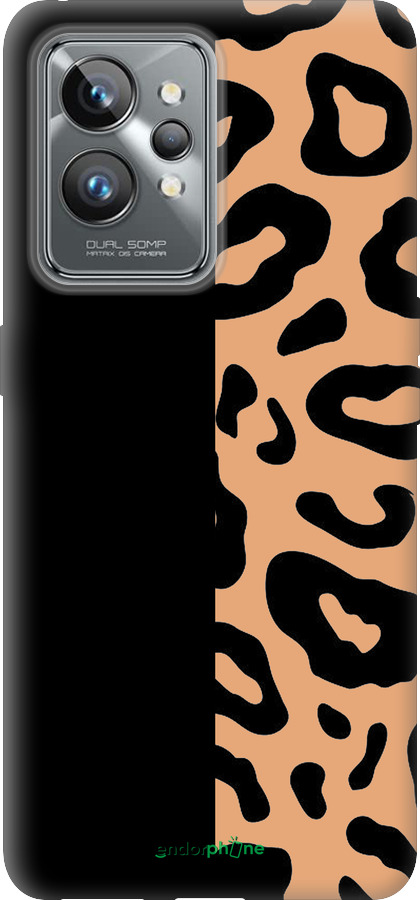 Силиконовый чехол Пятна леопарда для Realme GT2 Pro - 4269u-2566 изображение 