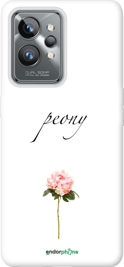 Силиконовый чехол Пион для Realme GT2 Pro - 4366u-2566 изображение 