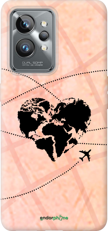 Силиконовый чехол Путешествуй для Realme GT2 Pro - 4607u-2566 изображение 