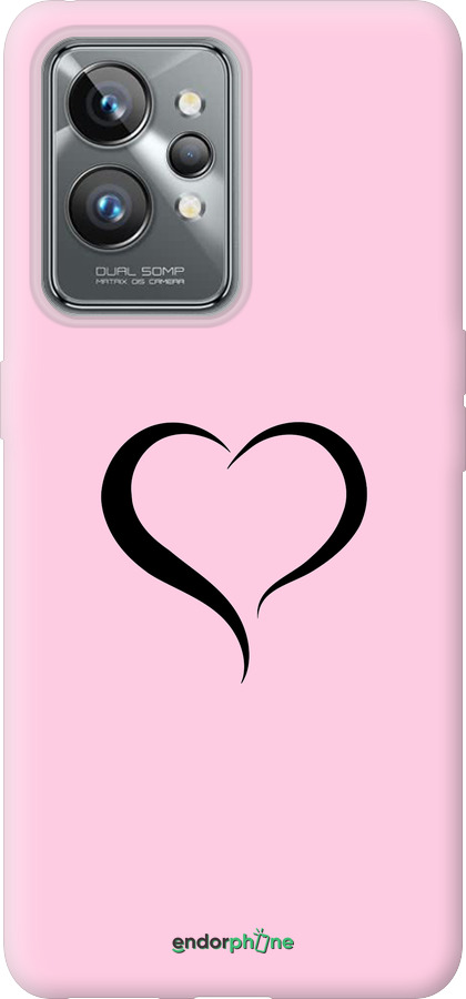 Силіконовий чехол Серце 1 для Realme GT2 Pro - 4730u-2566 изображение 