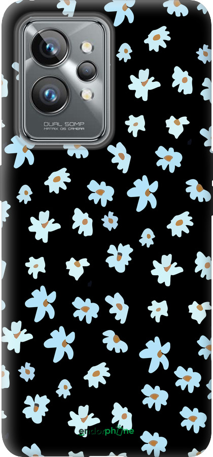 Силиконовый чехол Цветочный для Realme GT2 Pro - 4900u-2566 изображение 