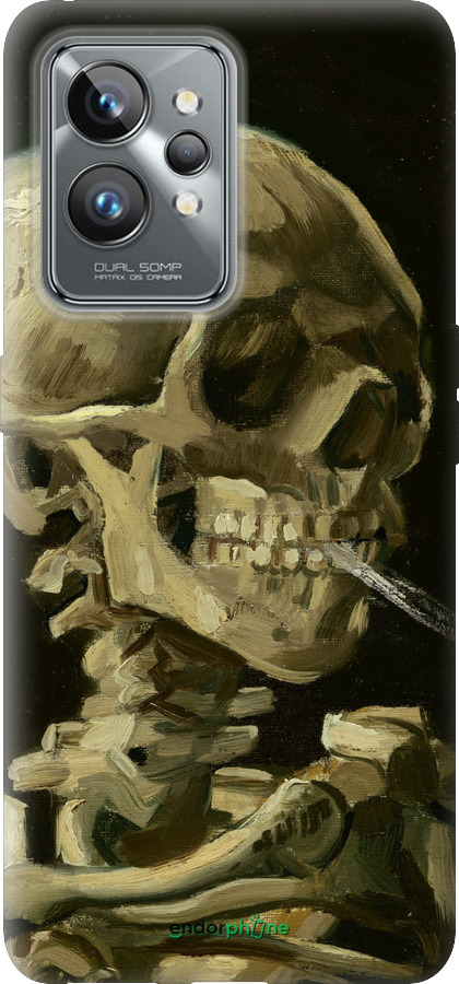 Силиконовый чехол Винсент Ван Гог. Череп для Realme GT2 Pro - 5544u-2566 изображение 