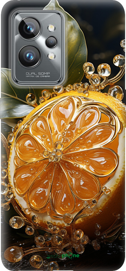 Силиконовый чехол Лимон для Realme GT2 Pro - 5647u-2566 изображение 