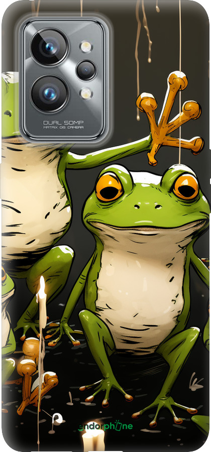 Силиконовый чехол Жабки 2 для Realme GT2 Pro - 5657u-2566 изображение 