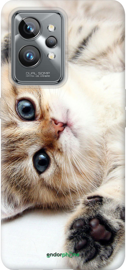 Силиконовый чехол Котик для Realme GT2 Pro - 6024u-2566 изображение 