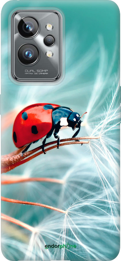 Силиконовый чехол Божья коровка для Realme GT2 Pro - 6049u-2566 изображение 