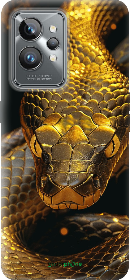 Силиконовый чехол Golden snake для Realme GT2 Pro - 6072u-2566 изображение 
