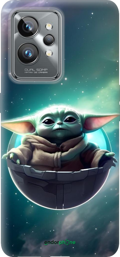 Силиконовый чехол Малышь йода для Realme GT2 Pro - 6294u-2566 изображение 