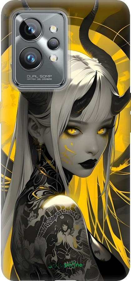 Силиконовый чехол Аниме демон 2 для Realme GT2 Pro - 6309u-2566 изображение 