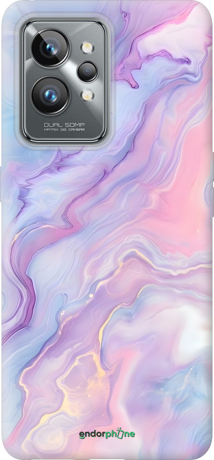 Силіконовий чехол Нежный мрамор для Realme GT2 Pro - 6310u-2566 изображение 