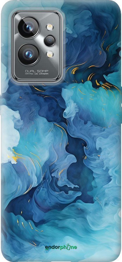 Силиконовый чехол Акварель для Realme GT2 Pro - 6320u-2566 изображение 