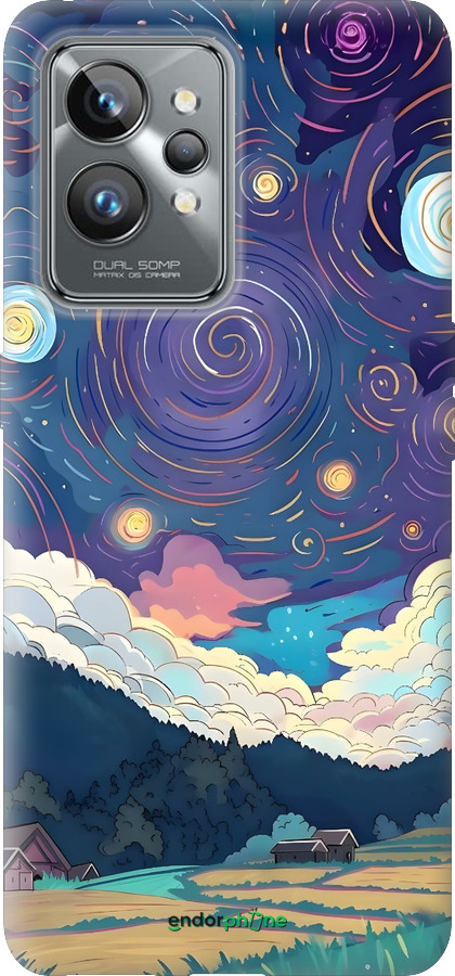 Силиконовый чехол Креативный арт для Realme GT2 Pro - 6322u-2566 изображение 