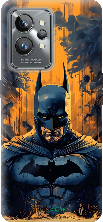 Силиконовый чехол Бэтмен для Realme GT2 Pro - 6335u-2566 изображение 