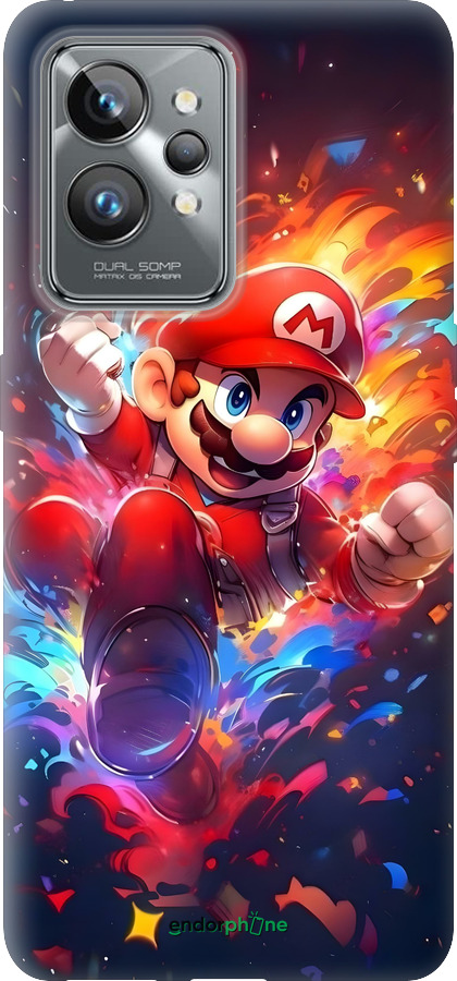 Силиконовый чехол Супер Марио для Realme GT2 Pro - 6342u-2566 изображение 
