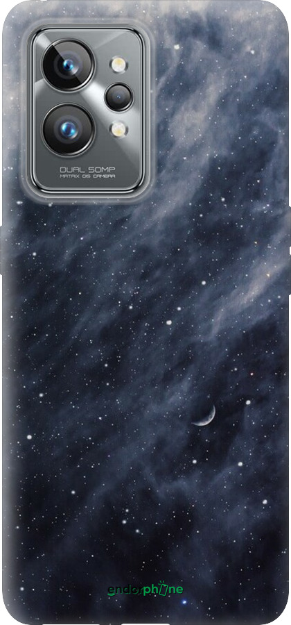 Силиконовый чехол Голубые облака, Голубая луна для Realme GT2 Pro - 6398u-2566 изображение 