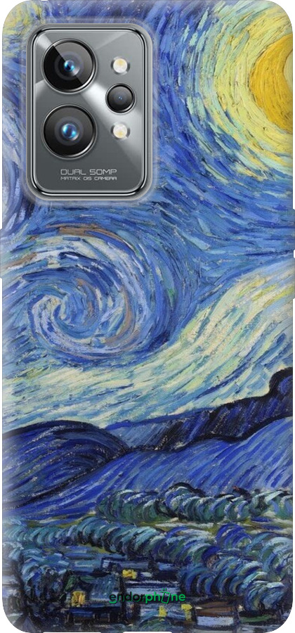 Силиконовый чехол «Звездная ночь» Винсента Ван Гога для Realme GT2 Pro - 6433u-2566 изображение 