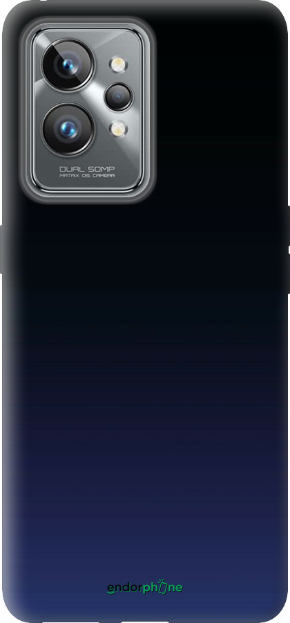 Силіконовий чехол Градієнт у темно-синьому стилі для Realme GT2 Pro - 6542u-2566 изображение 